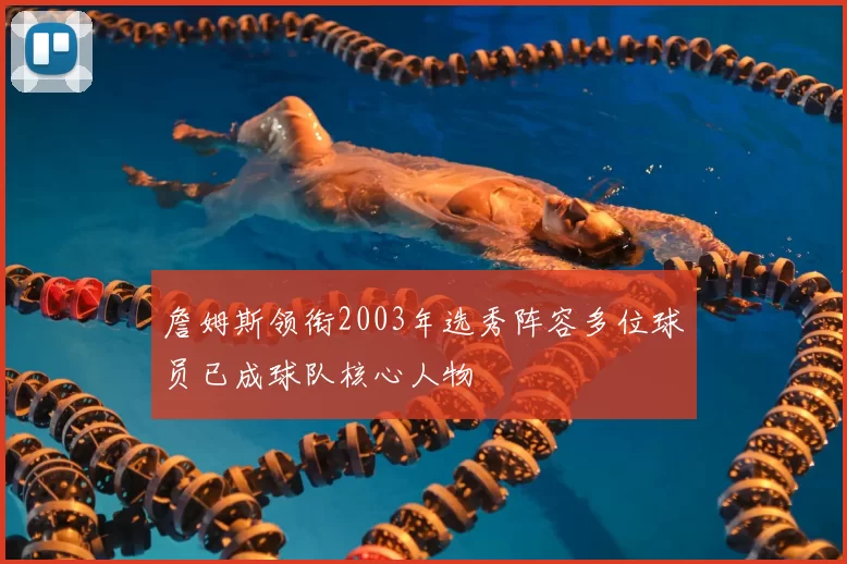 詹姆斯领衔2003年选秀阵容多位球员已成球队核心人物