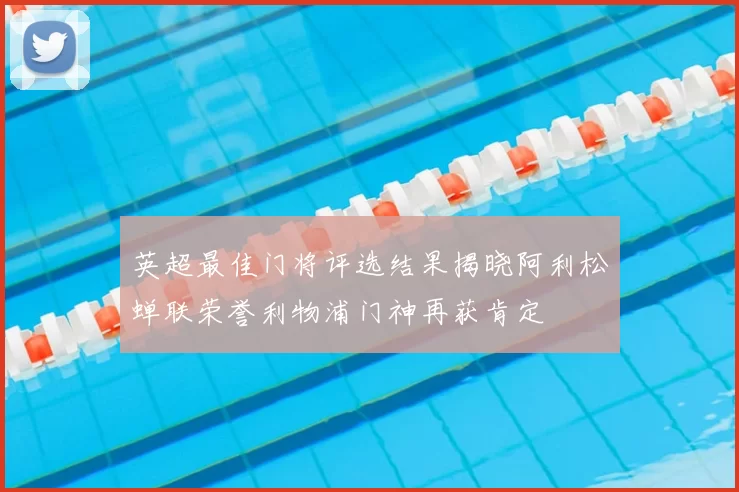 英超最佳门将评选结果揭晓阿利松蝉联荣誉利物浦门神再获肯定