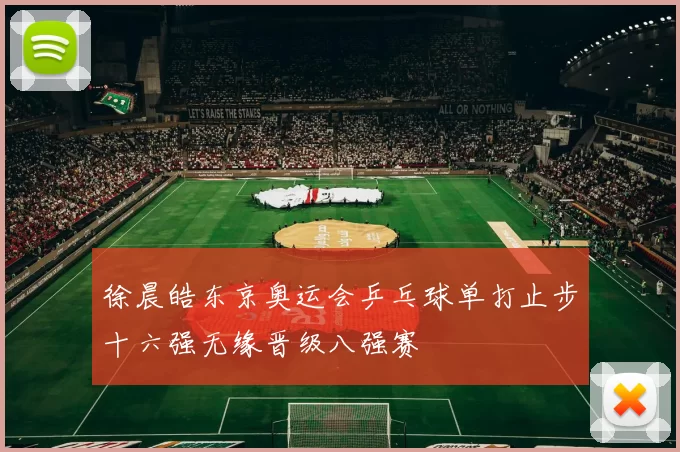 徐晨皓东京奥运会乒乓球单打止步十六强无缘晋级八强赛